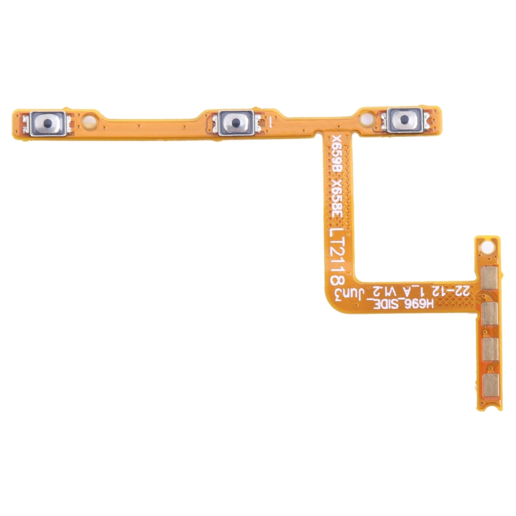 OEM Power Button & Volume Button Flex Cable, For Tecno Spark 30 Pro KL7, For Tecno Spark 30 4G KL6, For Tecno Spark 30C, For Tecno Pova 6 Neo, For Tecno Pova 6, For Tecno Camon 30 Pro CL8, For Tecno Pova 6 Pro LI9, For Tecno Spark 20C BG7n�������������...