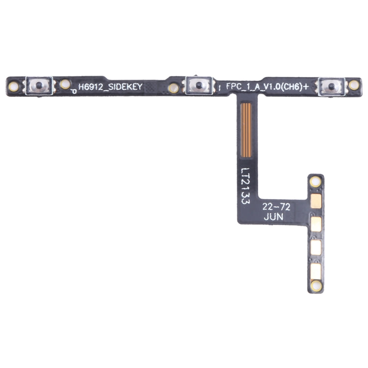 OEM Power Button & Volume Button Flex Cable, For Tecno Spark 30 Pro KL7, For Tecno Spark 30 4G KL6, For Tecno Spark 30C, For Tecno Pova 6 Neo, For Tecno Pova 6, For Tecno Camon 30 Pro CL8, For Tecno Pova 6 Pro LI9, For Tecno Spark 20C BG7n�������������...