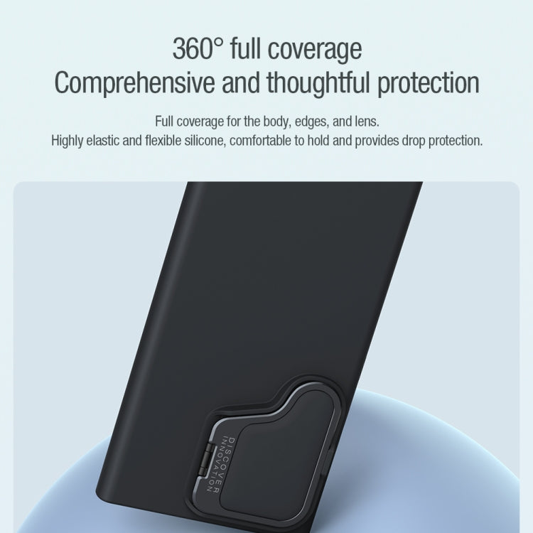 NILLKIN CamShield Prop MagSafe Liquid Silicone Phone Case, For Samsung Galaxy S24 Ultra 5G