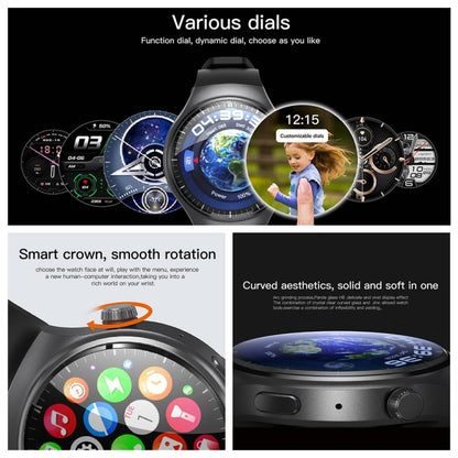 UNIWA DM80 1.43 inch IP67 Waterproof Android 8.1 Smart Watch Support 4G Network / WiFi / GPS / NFC