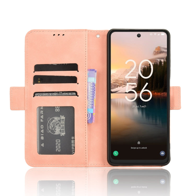 Skin Feel Calf Texture Card Slots Leather Phone Case, For TCL 40 NxtPaper 4G