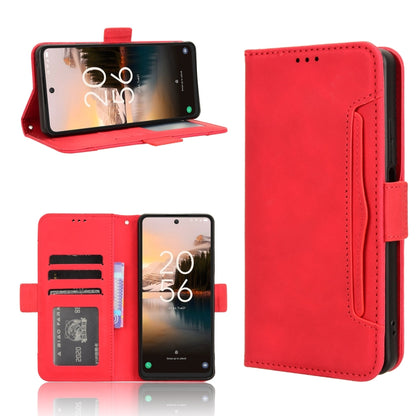 Skin Feel Calf Texture Card Slots Leather Phone Case, For TCL 40 NxtPaper 4G