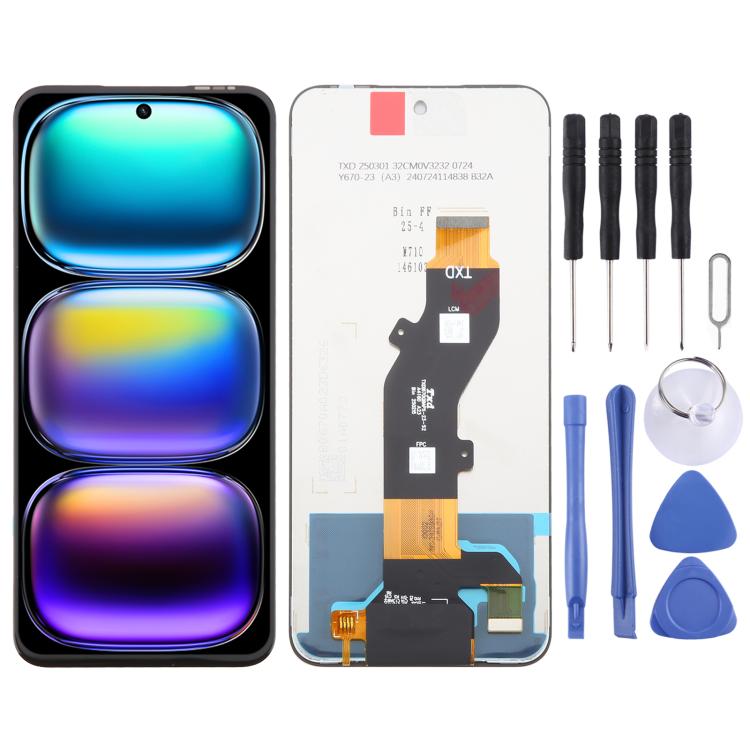 OEM LCD Screen with Digitizer Full Assembly, For Infinix GT 30 5G X6876, For Infinix Hot 60 5G X6726, For Infinix Hot 60 Pro 4G X6885, For Infinix Smart 10 Plus 4G X6725B, For Infinix Smart 10 4G X6725, For Infinix GT 30 Pro 5G X6873                   ...