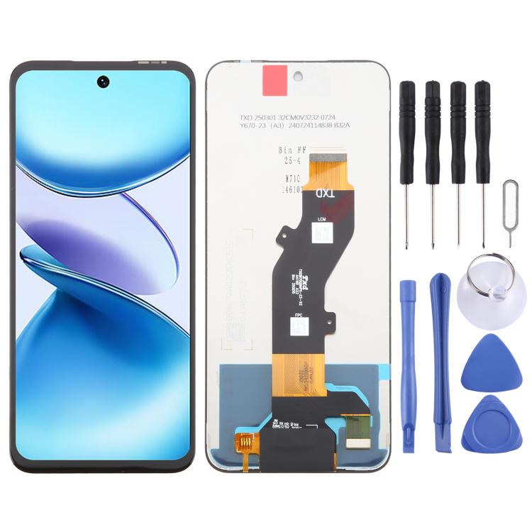OEM-LCD-Bildschirm mit Digitizer-Komplettmontage, für Infinix GT 30 5G X6876, für Infinix Hot 60 5G X6726, für Infinix Hot 60 Pro 4G X6885, für Infinix Smart 10 Plus 4G X6725B, für Infinix Smart 10 4G X6725, für Infinix GT 30 Pro 5G X6873