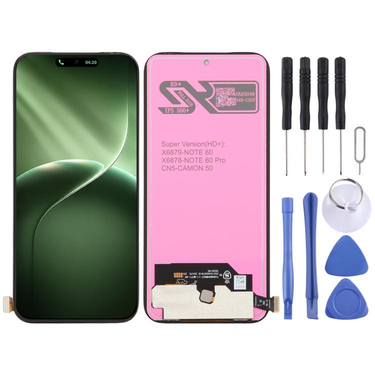 Écran LCD OEM avec numériseur complet, pour Tecno Pova 7 LJ7, pour Tecno Pop 10, pour Tecno Spark 40 Pro 4G KM6, pour Tecno Spark 40 4G KM5, pour Tecno Pova 7 Ultra 5G LJ9, pour Tecno Spark Go 2, pour Tecno Camon 40 Premier 5G CM8