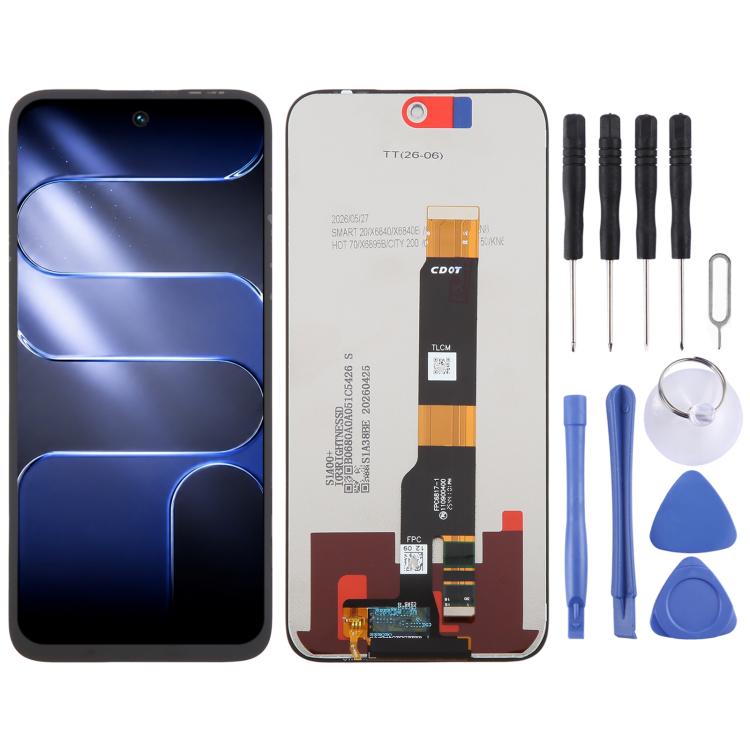 Écran LCD OEM avec numériseur complet, pour Tecno Pova 7 LJ7, pour Tecno Pop 10, pour Tecno Spark 40 Pro 4G KM6, pour Tecno Spark 40 4G KM5, pour Tecno Pova 7 Ultra 5G LJ9, pour Tecno Spark Go 2, pour Tecno Camon 40 Premier 5G CM8