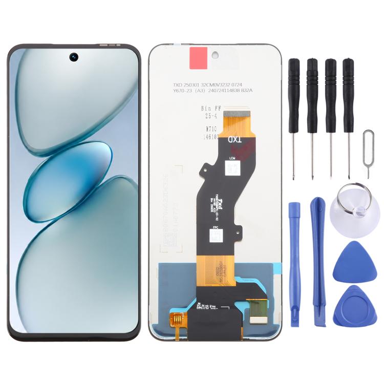 Écran LCD OEM avec numériseur complet, pour Tecno Pova 7 LJ7, pour Tecno Pop 10, pour Tecno Spark 40 Pro 4G KM6, pour Tecno Spark 40 4G KM5, pour Tecno Pova 7 Ultra 5G LJ9, pour Tecno Spark Go 2, pour Tecno Camon 40 Premier 5G CM8