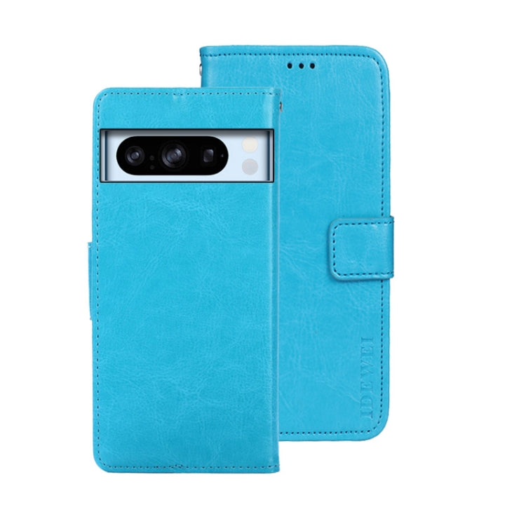idewei Crazy Horse Texture Leather Phone Case, For Google Pixel 10 Pro XL, For Google Pixel 10 Pro, For Google Pixel 10, For Google Pixel 9a, For Google Pixel 8a, For Google Pixel 8 Pro, For Google Pixel 8