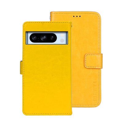 idewei Crazy Horse Texture Leather Phone Case, For Google Pixel 10 Pro XL, For Google Pixel 10 Pro, For Google Pixel 10, For Google Pixel 9a, For Google Pixel 8a, For Google Pixel 8 Pro, For Google Pixel 8