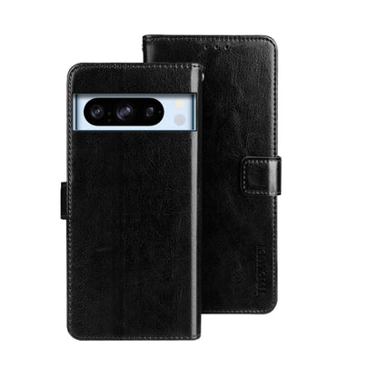 idewei Crazy Horse Texture Leather Phone Case, For Google Pixel 10 Pro XL, For Google Pixel 10 Pro, For Google Pixel 10, For Google Pixel 9a, For Google Pixel 8a, For Google Pixel 8 Pro, For Google Pixel 8