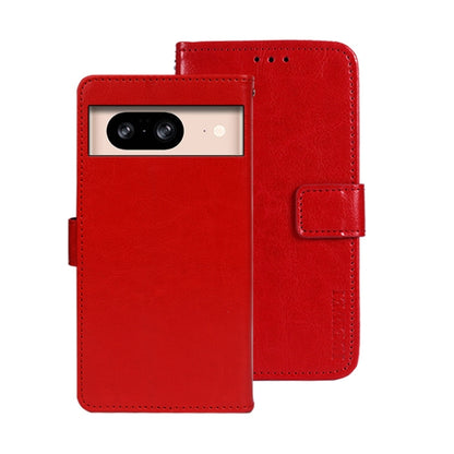 idewei Crazy Horse Texture Leather Phone Case, For Google Pixel 10 Pro XL, For Google Pixel 10 Pro, For Google Pixel 10, For Google Pixel 9a, For Google Pixel 8a, For Google Pixel 8 Pro, For Google Pixel 8