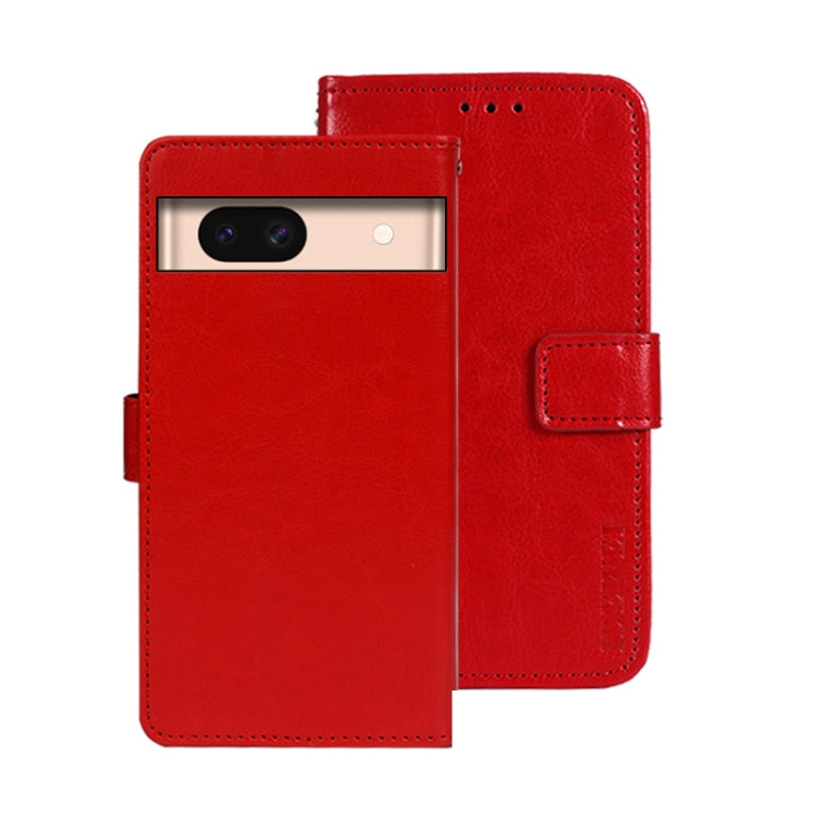 idewei Crazy Horse Texture Leather Phone Case, For Google Pixel 10 Pro XL, For Google Pixel 10 Pro, For Google Pixel 10, For Google Pixel 9a, For Google Pixel 8a, For Google Pixel 8 Pro, For Google Pixel 8