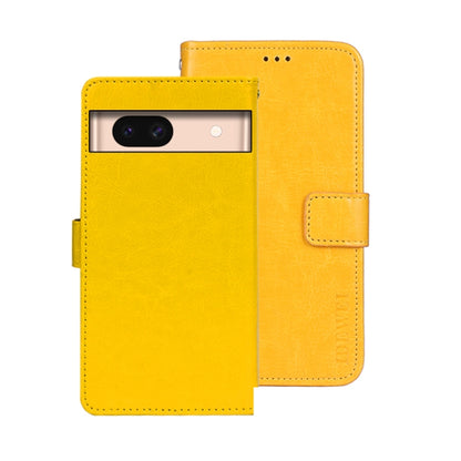 idewei Crazy Horse Texture Leather Phone Case, For Google Pixel 10 Pro XL, For Google Pixel 10 Pro, For Google Pixel 10, For Google Pixel 9a, For Google Pixel 8a, For Google Pixel 8 Pro, For Google Pixel 8