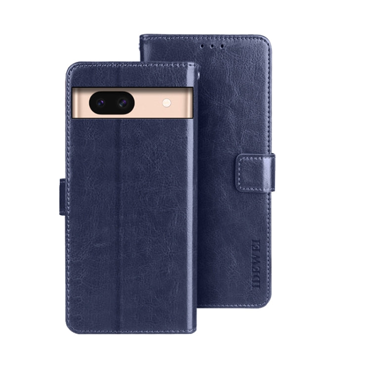 idewei Crazy Horse Texture Leather Phone Case, For Google Pixel 10 Pro XL, For Google Pixel 10 Pro, For Google Pixel 10, For Google Pixel 9a, For Google Pixel 8a, For Google Pixel 8 Pro, For Google Pixel 8