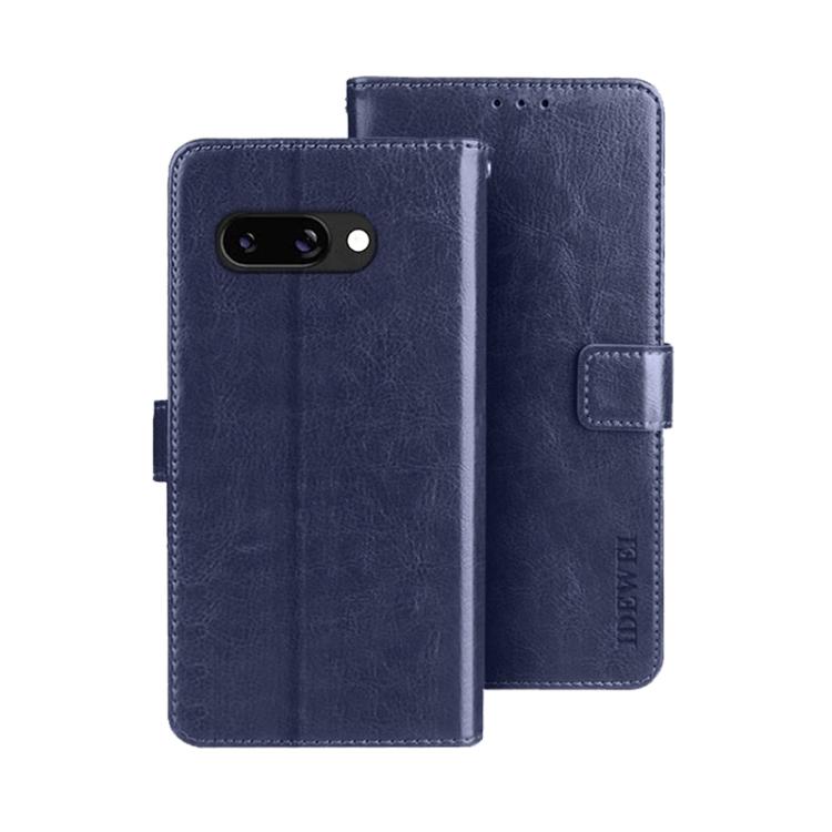 idewei Crazy Horse Texture Leather Phone Case, For Google Pixel 10 Pro XL, For Google Pixel 10 Pro, For Google Pixel 10, For Google Pixel 9a, For Google Pixel 8a, For Google Pixel 8 Pro, For Google Pixel 8