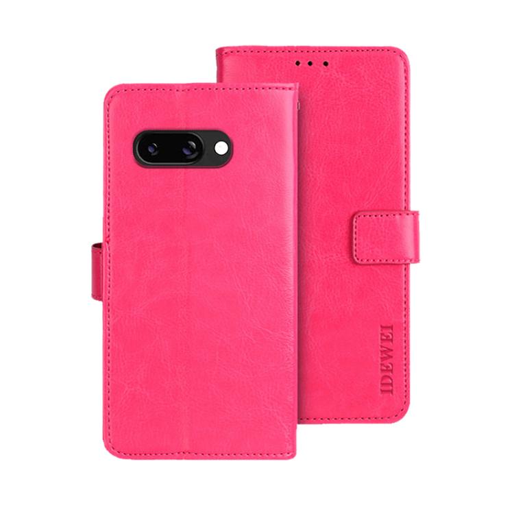idewei Crazy Horse Texture Leather Phone Case, For Google Pixel 10 Pro XL, For Google Pixel 10 Pro, For Google Pixel 10, For Google Pixel 9a, For Google Pixel 8a, For Google Pixel 8 Pro, For Google Pixel 8