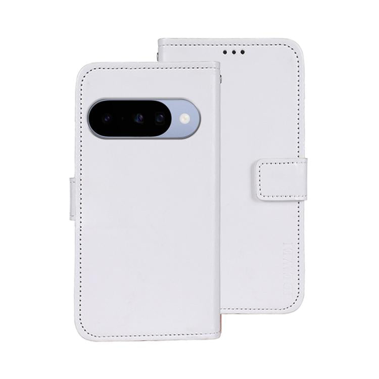 idewei Crazy Horse Texture Leather Phone Case, For Google Pixel 10 Pro XL, For Google Pixel 10 Pro, For Google Pixel 10, For Google Pixel 9a, For Google Pixel 8a, For Google Pixel 8 Pro, For Google Pixel 8