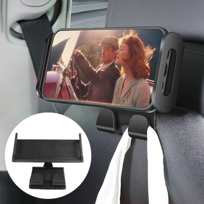 For Tesla Model 3 / Y Car Rear Seat Phone Tablet Holder, Bracket Base, Base + Phone Bracket