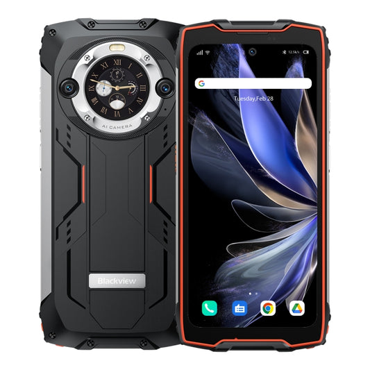 Blackview BV9300 Pro, IP68/IP69K/MIL-STD-810H, 6,7 pouces + 1,32 pouces Android 13 MediaTek Helio G99 Octa Core, Réseau: 4G, NFC, OTG, 8GB+256GB