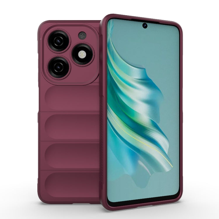 Magic Shield TPU + Flannel Phone Case, For Tecno Spark 20 Pro 4G Global, For Tecno Spark Go 2024 / 20C / Pop 8, For Tecno Spark 20