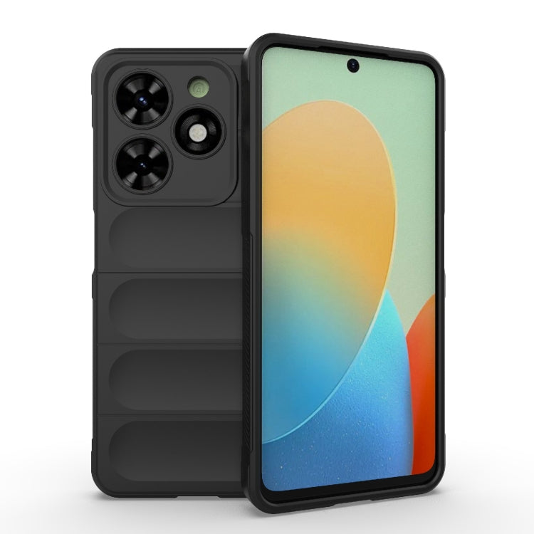 Magic Shield TPU + Flannel Phone Case, For Tecno Spark 20 Pro 4G Global, For Tecno Spark Go 2024 / 20C / Pop 8, For Tecno Spark 20