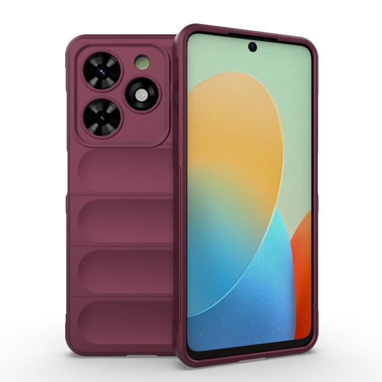 Magic Shield TPU + Flannel Phone Case, For Tecno Spark 20 Pro 4G Global, For Tecno Spark Go 2024 / 20C / Pop 8, For Tecno Spark 20