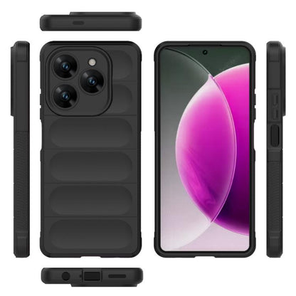 Magic Shield TPU + Flannel Phone Case, For Tecno Spark 20 Pro 4G Global, For Tecno Spark Go 2024 / 20C / Pop 8, For Tecno Spark 20