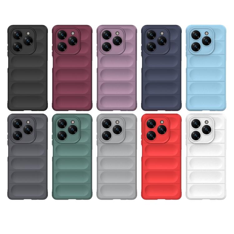 Magic Shield TPU + Flannel Phone Case, For Tecno Spark 20 Pro 4G Global, For Tecno Spark Go 2024 / 20C / Pop 8, For Tecno Spark 20
