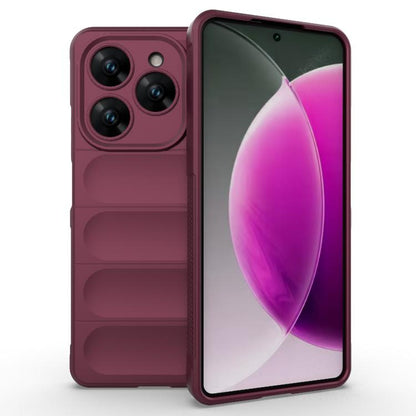 Magic Shield TPU + Flannel Phone Case, For Tecno Spark 20 Pro 4G Global, For Tecno Spark Go 2024 / 20C / Pop 8, For Tecno Spark 20