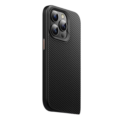 Kevlar Fiber Texture Shockproof Magnetic Phone Case, For iPhone 18 Pro, For iPhone 18 Pro Max, For iPhone 17e / 16e, For iPhone 17 Pro Max, For iPhone 17 Pro, For iPhone 17, For iPhone Air, For iPhone 16 Pro Max, For iPhone 16 Pro, For iPhone 16 Plus  ...