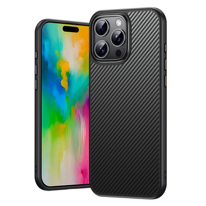 Kevlar Fiber Texture Shockproof Magnetic Phone Case, For iPhone 18 Pro, For iPhone 18 Pro Max, For iPhone 17e / 16e, For iPhone 17 Pro Max, For iPhone 17 Pro, For iPhone 17, For iPhone Air, For iPhone 16 Pro Max, For iPhone 16 Pro, For iPhone 16 Plus  ...