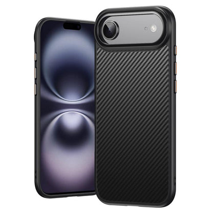 Kevlar Fiber Texture Shockproof Magnetic Phone Case, For iPhone 18 Pro, For iPhone 18 Pro Max, For iPhone 17e / 16e, For iPhone 17 Pro Max, For iPhone 17 Pro, For iPhone 17, For iPhone Air, For iPhone 16 Pro Max, For iPhone 16 Pro, For iPhone 16 Plus  ...