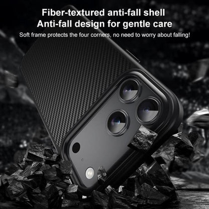 Kevlar Fiber Texture Shockproof Magnetic Phone Case, For iPhone 18 Pro, For iPhone 18 Pro Max, For iPhone 17e / 16e, For iPhone 17 Pro Max, For iPhone 17 Pro, For iPhone 17, For iPhone Air, For iPhone 16 Pro Max, For iPhone 16 Pro, For iPhone 16 Plus  ...