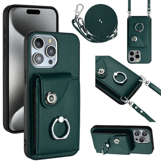 Organ Card Bag Ring Holder Phone Case with Long Lanyard