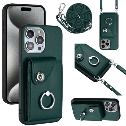 Organ Card Bag Ring Holder Phone Case with Long Lanyard