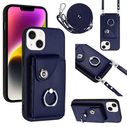 Organ Card Bag Ring Holder Phone Case with Long Lanyard