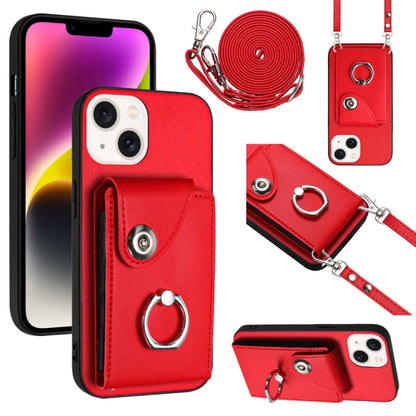 Organ Card Bag Ring Holder Phone Case with Long Lanyard