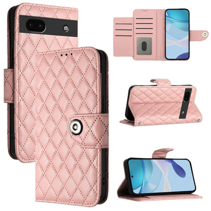 Rhombic Texture Flip Leather Phone Case with Lanyard, For Google Pixel 11 Pro XL, For Google Pixel 11 Pro / 11, For Google Pixel 10 Pro XL 5G Global, For Google Pixel 10 5G Global, For Google Pixel 9a, For Google Pixel 9 Pro XL                         ...