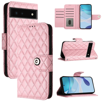 Rhombic Texture Flip Leather Phone Case with Lanyard, For Google Pixel 11 Pro XL, For Google Pixel 11 Pro / 11, For Google Pixel 10 Pro XL 5G Global, For Google Pixel 10 5G Global, For Google Pixel 9a, For Google Pixel 9 Pro XL                         ...