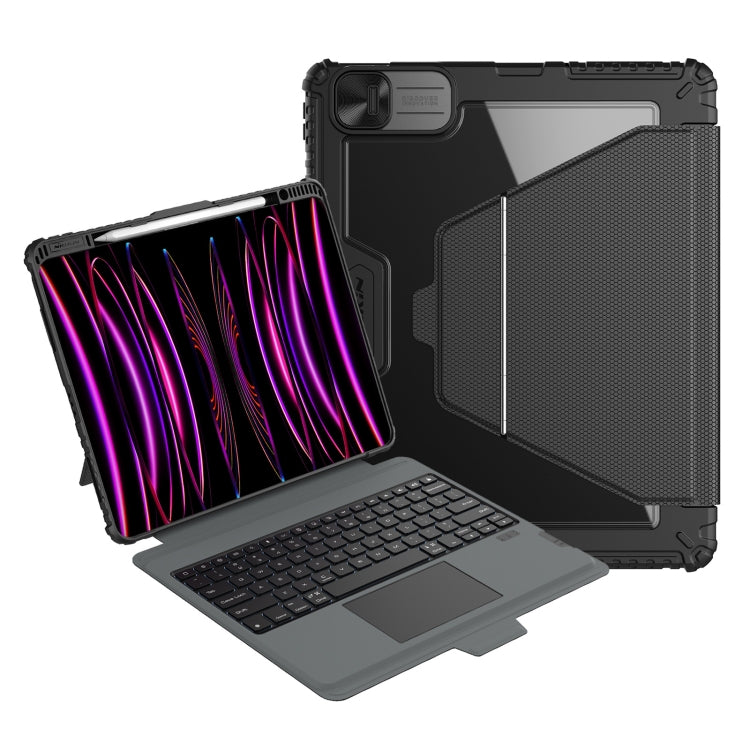 Nillkin Backlit Version Bumper Link Keyboard Case, For iPad Pro 13 2024, For iPad Pro 11 2024, For iPad Pro 12.9 2020/2021/2022, For iPad Air 2020/2022 / Pro 11 2022