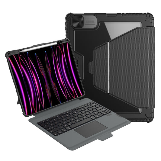 Nillkin Backlit Version Bumper Link Keyboard Case, For iPad Pro 13 2024, For iPad Pro 11 2024, For iPad Pro 12.9 2020/2021/2022, For iPad Air 2020/2022 / Pro 11 2022