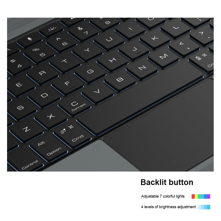 Nillkin Backlit Version Bumper Link Keyboard Case, For iPad Pro 13 2024, For iPad Pro 11 2024, For iPad Pro 12.9 2020/2021/2022, For iPad Air 2020/2022 / Pro 11 2022