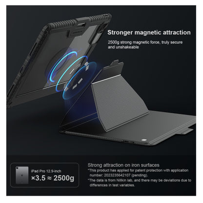 Nillkin Backlit Version Bumper Link Keyboard Case, For iPad Pro 13 2024, For iPad Pro 11 2024, For iPad Pro 12.9 2020/2021/2022, For iPad Air 2020/2022 / Pro 11 2022