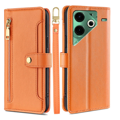 Sheep Texture Cross-body Zipper Wallet Leather Phone Case, For Tecno Pova Curve 2 5G, For Tecno Camon 50 Pro 4G, For Tecno Camon 50 4G, For Tecno Pova Slim 5G / Spark Slim 4G, For Tecno Pova 7 Pro, For Tecno Pova 7 5G, For Tecno Pop 10 4G              ...