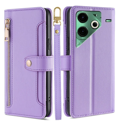 Sheep Texture Cross-body Zipper Wallet Leather Phone Case, For Tecno Pova Curve 2 5G, For Tecno Camon 50 Pro 4G, For Tecno Camon 50 4G, For Tecno Pova Slim 5G / Spark Slim 4G, For Tecno Pova 7 Pro, For Tecno Pova 7 5G, For Tecno Pop 10 4G              ...