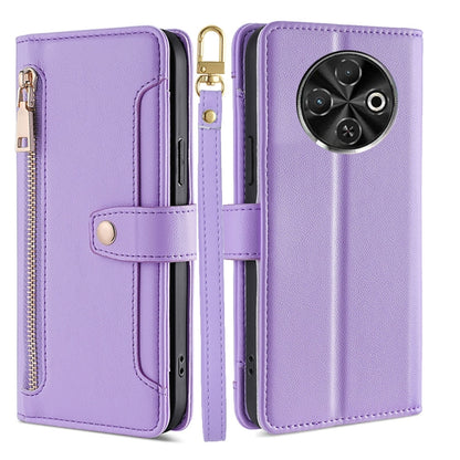 Sheep Texture Cross-body Zipper Wallet Leather Phone Case, For Tecno Pova Curve 2 5G, For Tecno Camon 50 Pro 4G, For Tecno Camon 50 4G, For Tecno Pova Slim 5G / Spark Slim 4G, For Tecno Pova 7 Pro, For Tecno Pova 7 5G, For Tecno Pop 10 4G              ...