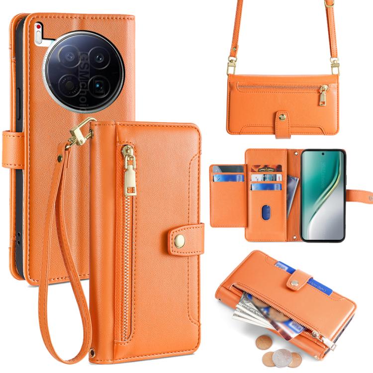 Sheep Texture Cross-body Zipper Wallet Leather Phone Case, For Tecno Pova Curve 2 5G, For Tecno Camon 50 Pro 4G, For Tecno Camon 50 4G, For Tecno Pova Slim 5G / Spark Slim 4G, For Tecno Pova 7 Pro, For Tecno Pova 7 5G, For Tecno Pop 10 4G              ...