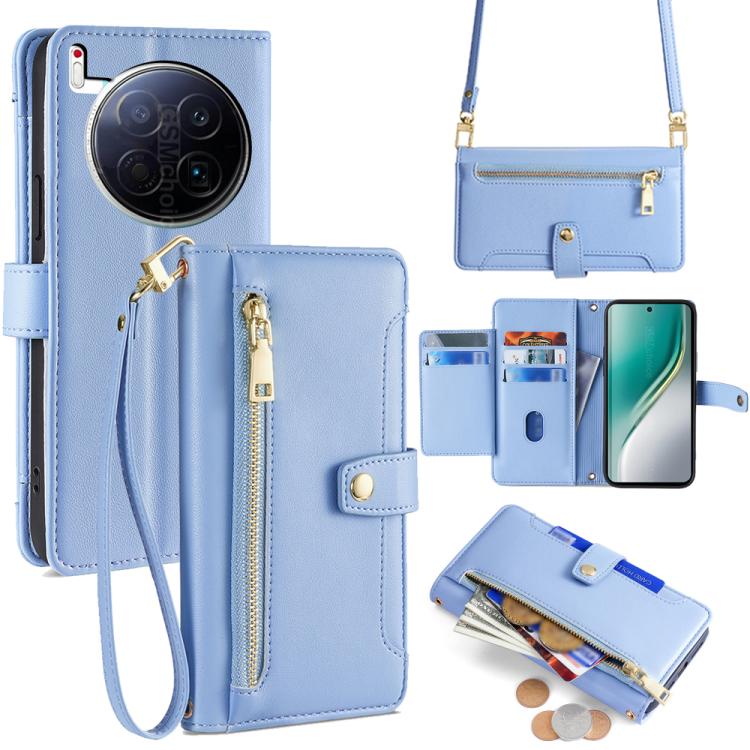 Sheep Texture Cross-body Zipper Wallet Leather Phone Case, For Tecno Pova Curve 2 5G, For Tecno Camon 50 Pro 4G, For Tecno Camon 50 4G, For Tecno Pova Slim 5G / Spark Slim 4G, For Tecno Pova 7 Pro, For Tecno Pova 7 5G, For Tecno Pop 10 4G              ...