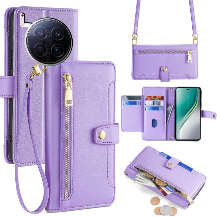 Sheep Texture Cross-body Zipper Wallet Leather Phone Case, For Tecno Pova Curve 2 5G, For Tecno Camon 50 Pro 4G, For Tecno Camon 50 4G, For Tecno Pova Slim 5G / Spark Slim 4G, For Tecno Pova 7 Pro, For Tecno Pova 7 5G, For Tecno Pop 10 4G              ...
