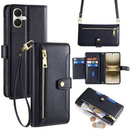 Sheep Texture Cross-body Zipper Wallet Leather Phone Case, For Tecno Pova Curve 2 5G, For Tecno Camon 50 Pro 4G, For Tecno Camon 50 4G, For Tecno Pova Slim 5G / Spark Slim 4G, For Tecno Pova 7 Pro, For Tecno Pova 7 5G, For Tecno Pop 10 4G              ...